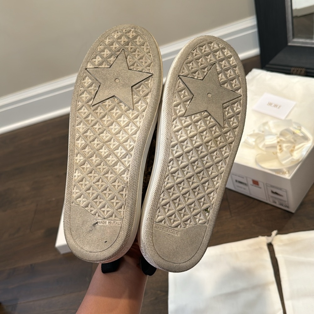 Dior Solar Slip-On Sneaker Bronze Dior Oblique Embroidered Velvet - Shoes - Picture 8 of 8